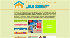 Desktop Screenshot of dlaszkoly.com.pl