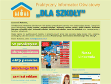 Tablet Screenshot of dlaszkoly.com.pl
